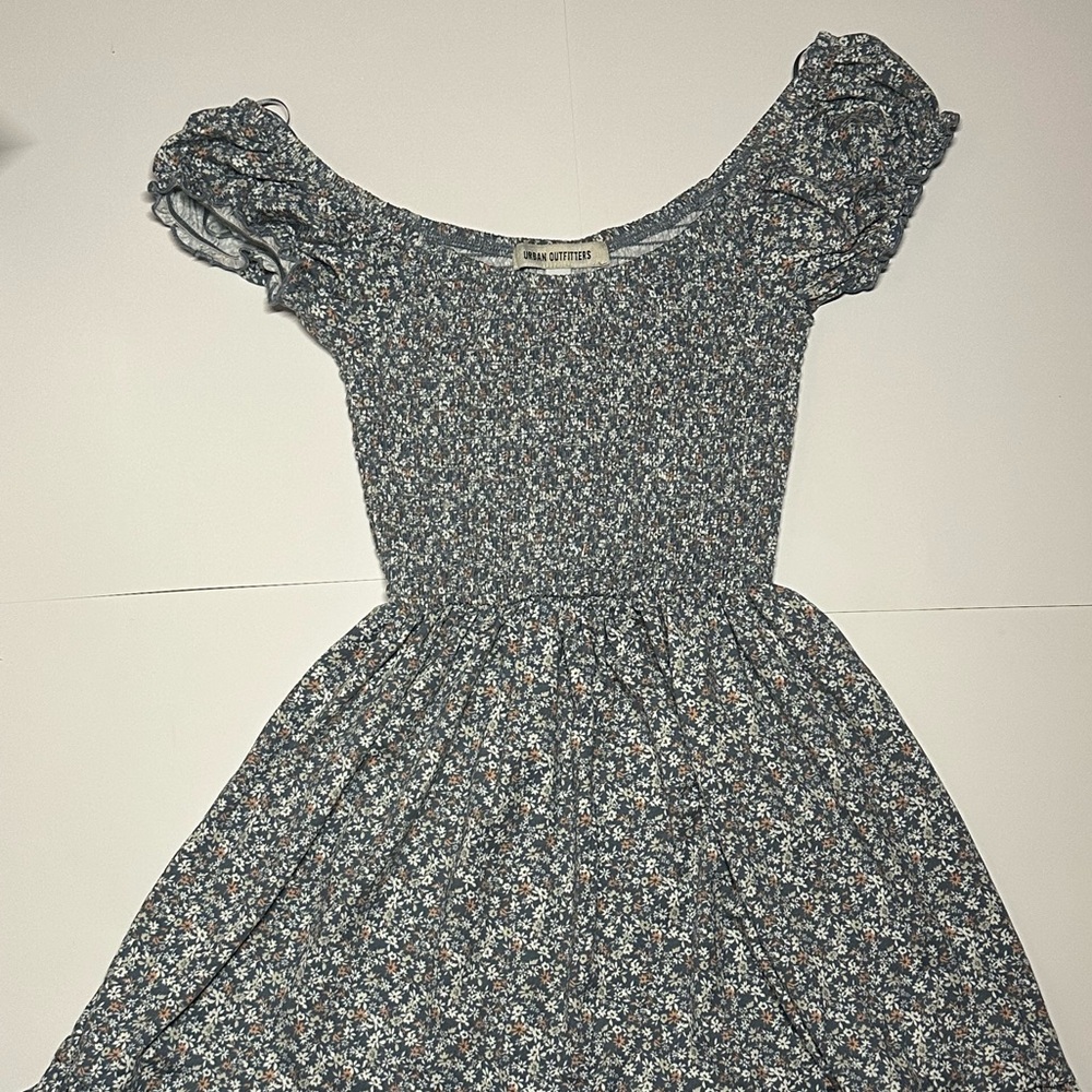Urban Outfitters Blue Floral Dress